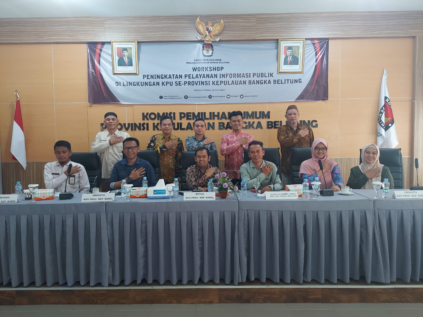 Workshop Peningkatan Pelayanan Informasi Publik di Lingkungan KPU Se-Provinsi Kep. Bangka Belitung